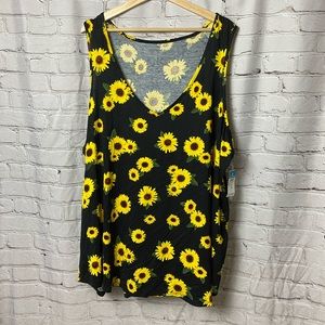 RUE21+ NWT Super Soft Sunflower Tank • Size 4X